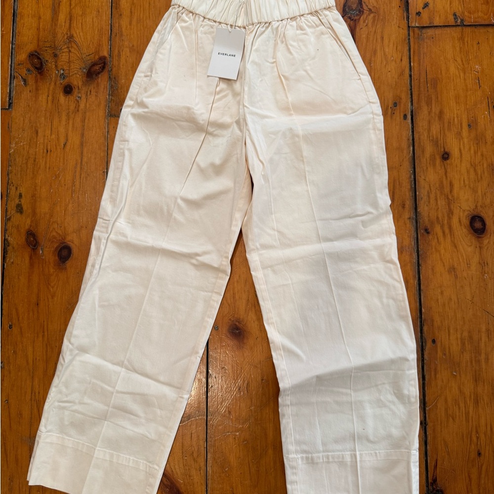 Everlane Easy Pant in Cream